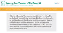 Desktop Screenshot of learningtreepreschoolredbank.com